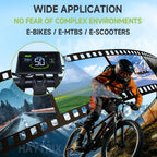 H6C UART2 Ebike Display Waterproof Speedometer | HAYTRIX