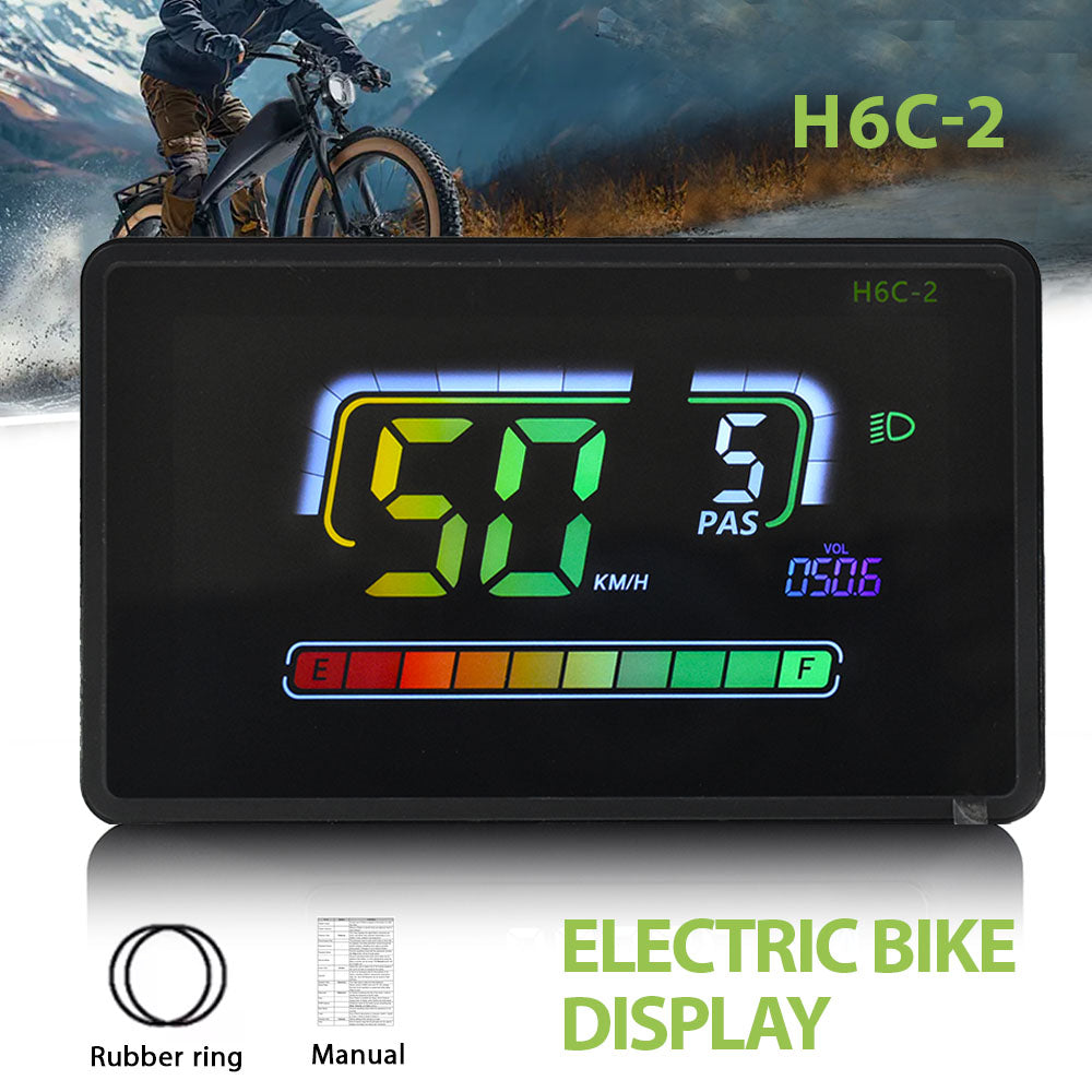 H6C-2 Electric Bicycle Display UART2 24/36/48/60v Single motor