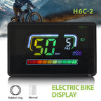 H6C-2 UART2 Ebike Display IP65 Speedometer | HAYTRIX