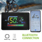 H6C-2 UART2 Ebike Display Bluetooth Speedometer | HAYTRIX