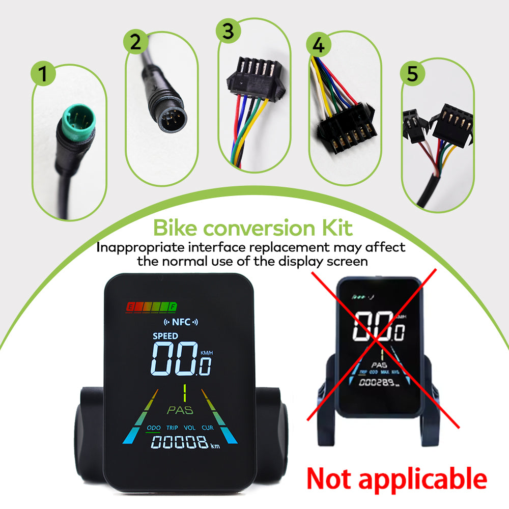 F3【UART2】Turn On The NFC Fatbike Screen 24/36/48/60V Single motor