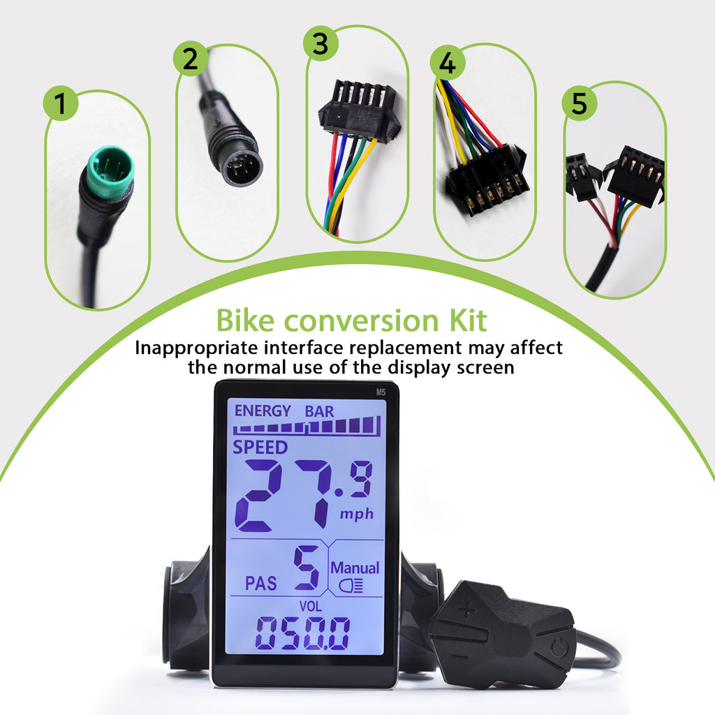 M5 【UART2】 Display Electric Lcd Display  24/36/48/60V Single motor