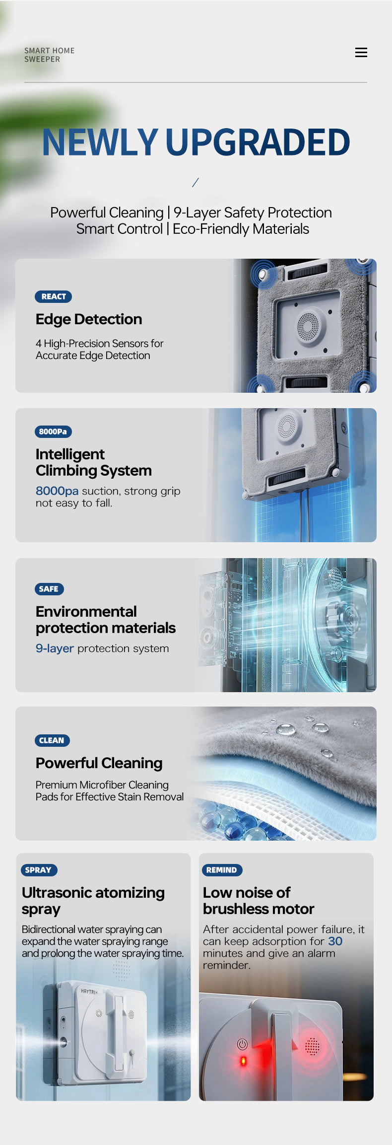 Window cleaning robot HAYTRIX CJ-1