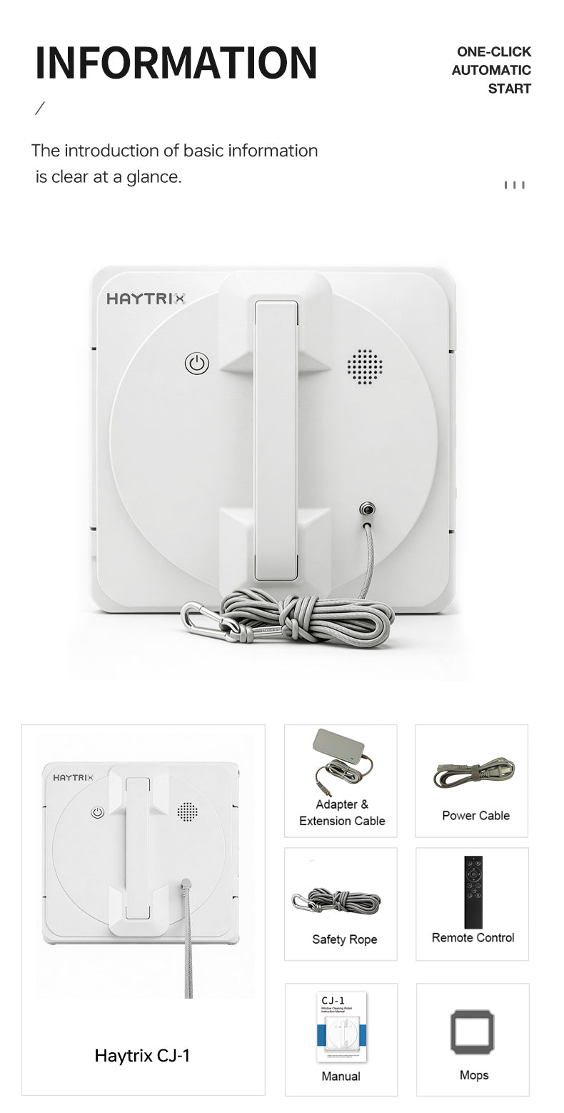Window cleaning robot HAYTRIX CJ-1