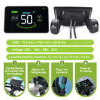 H6C UART2 Ebike Display Waterproof Speedometer | HAYTRIX