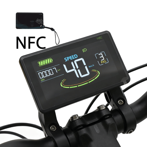 H6C UART2 NFC Ebike Display Waterproof Speedometer | HAYTRIX