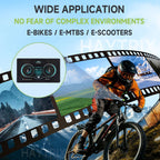 H8 UART2 Ebike Display Fatbike Speedometer | HAYTRIX