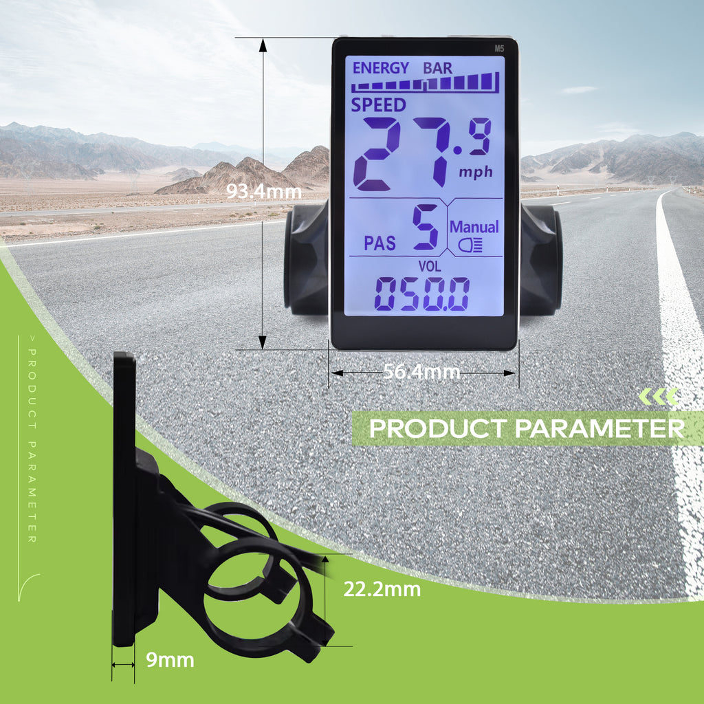 M5 【UART2】 Display Electric Lcd Display  24/36/48/60V Single motor
