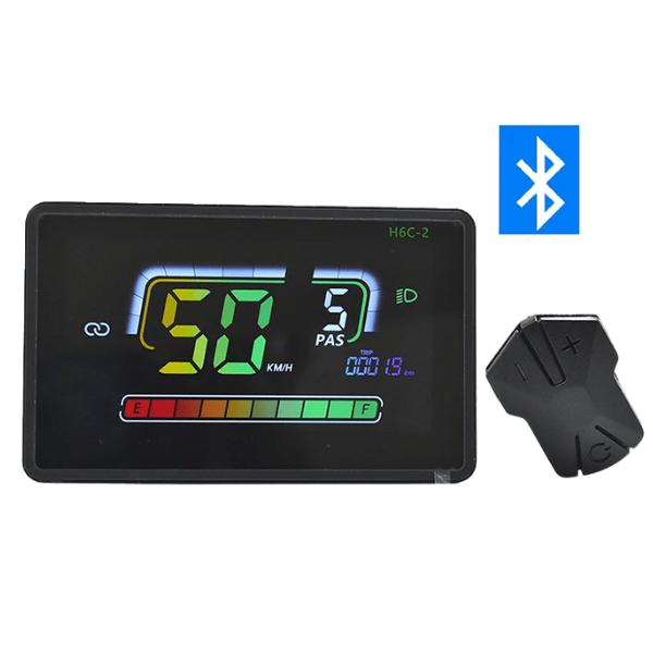 H6C-2 UART2 Ebike Display Bluetooth Speedometer | HAYTRIX