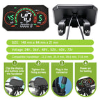 L6 UART2 Ebike LCD Display Speedometer IP67 | HAYTRIX