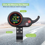 LH100 UART2 Ebike Display LCD Speedometer IP65 | HAYTRIX