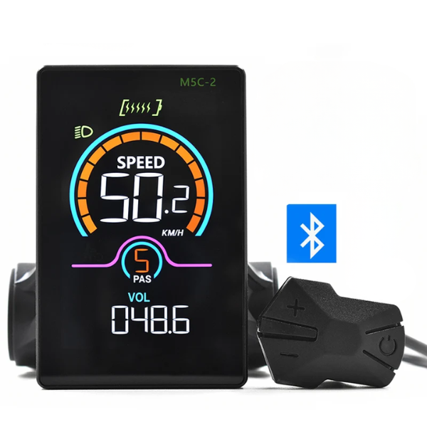 M5C-2 UART2 Ebike LCD Display Bluetooth Speedometer | HAYTRIX