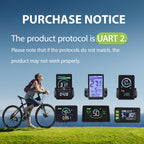 M6C UART2 Ebike Display Waterproof Speedometer | HAYTRIX