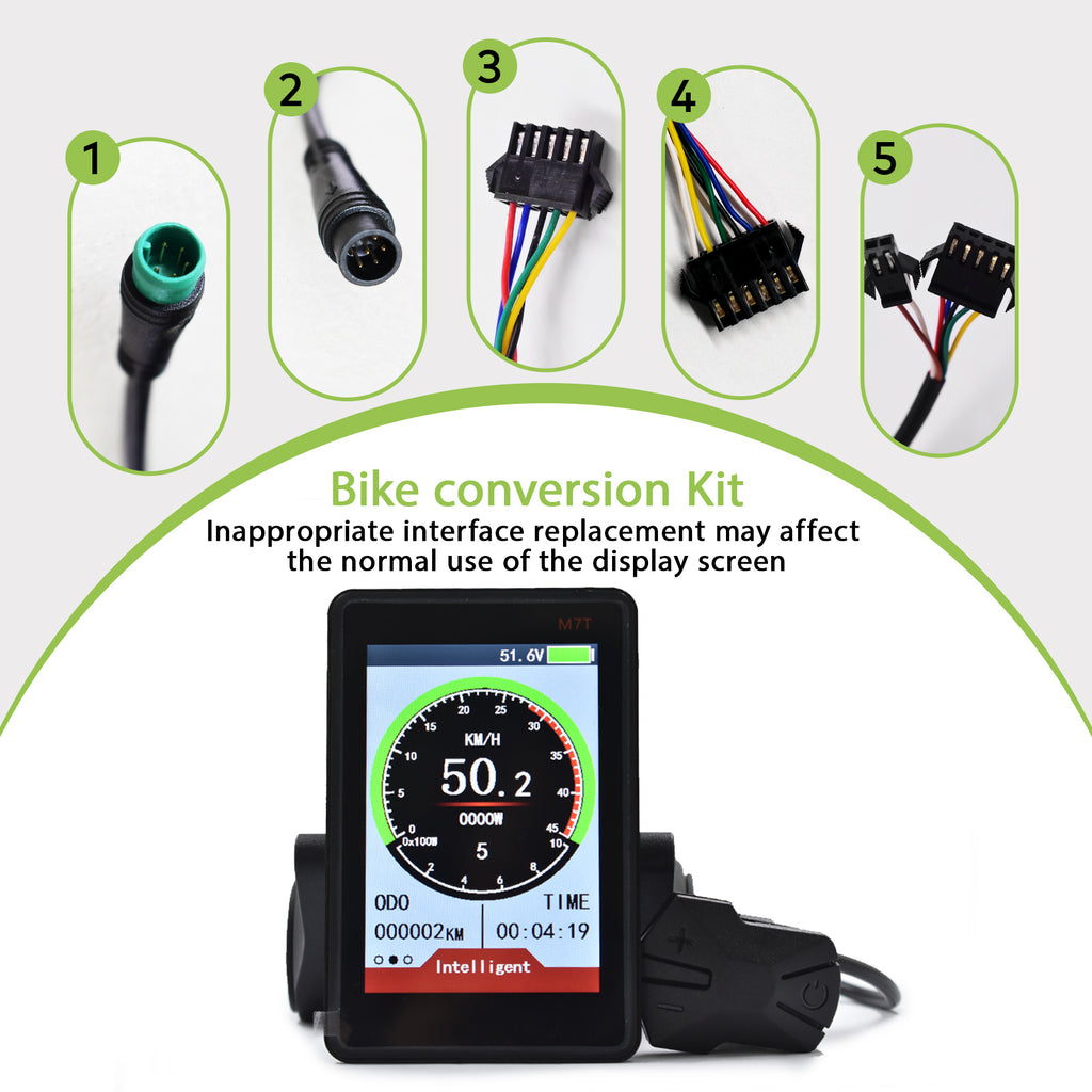 M7T UART2 Ebike Display Waterproof Speedometer IP65 | HAYTRIX