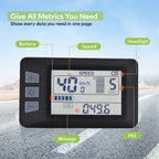 P3H UART2 Ebike LCD Display Speedometer IP65 | HAYTRIX