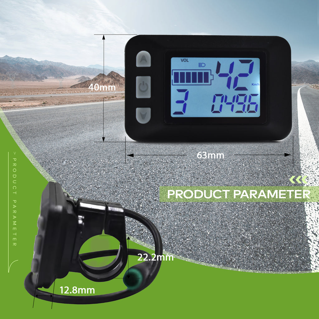 P9 UART2 Ebike Display Speedometer IP65 | HAYTRIX