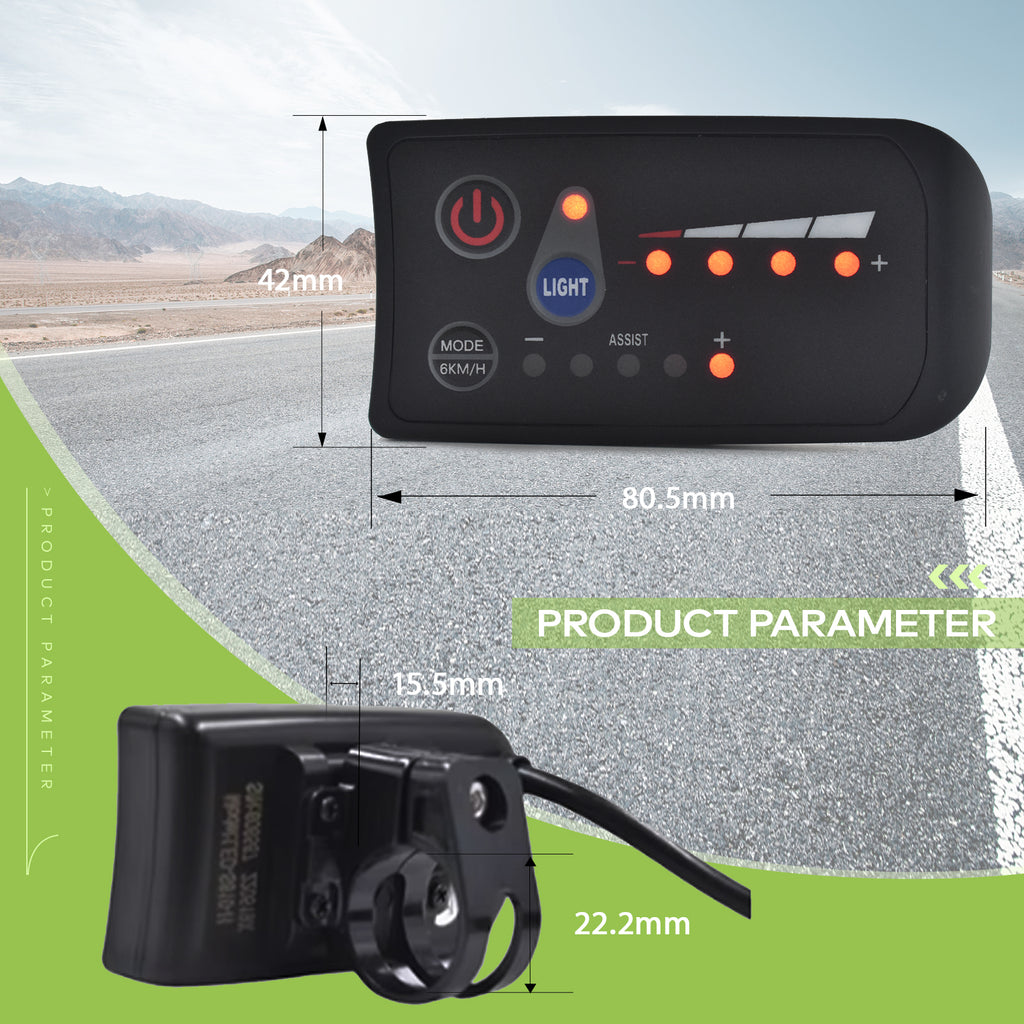 S810 UART2 Ebike Display Speedometer IP65 | HAYTRIX