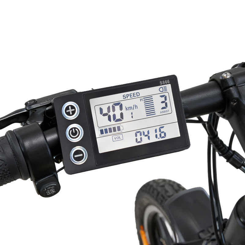 S866 UART2 Ebike Display Scooter Speedometer IP65 | HAYTRIX