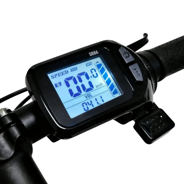 S886 UART2 Thumb Throttle Ebike Display IP65 | HAYTRIX
