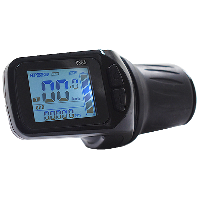 S886 UART2 Twist Throttle Ebike Display IP65 | HAYTRIX