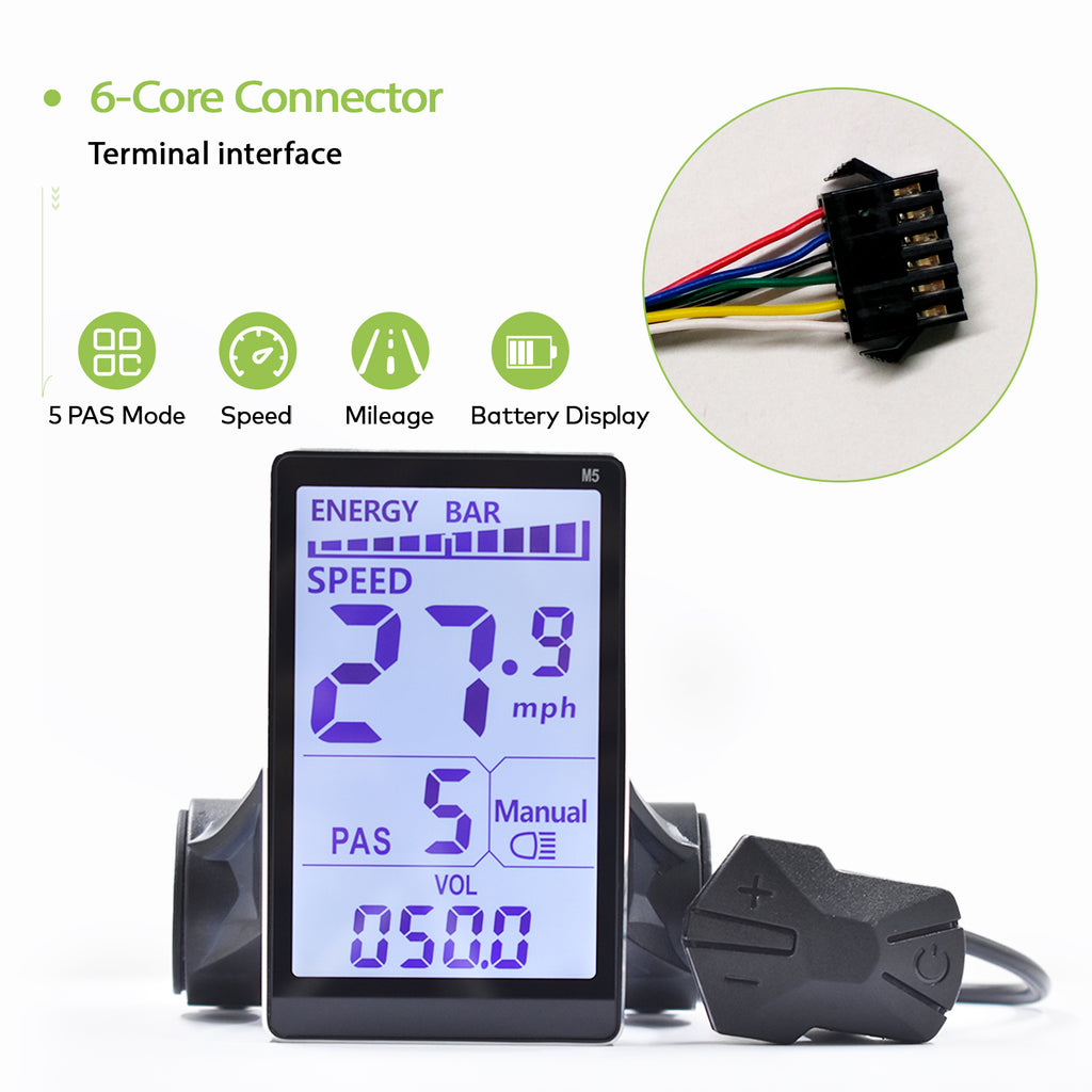 M5 【UART2】 Display Electric Lcd Display  24/36/48/60V Single motor