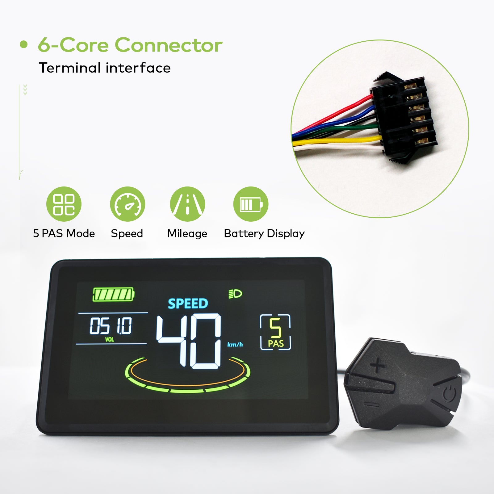 H6C Bicycle Computer UART2 24/36/48/60V