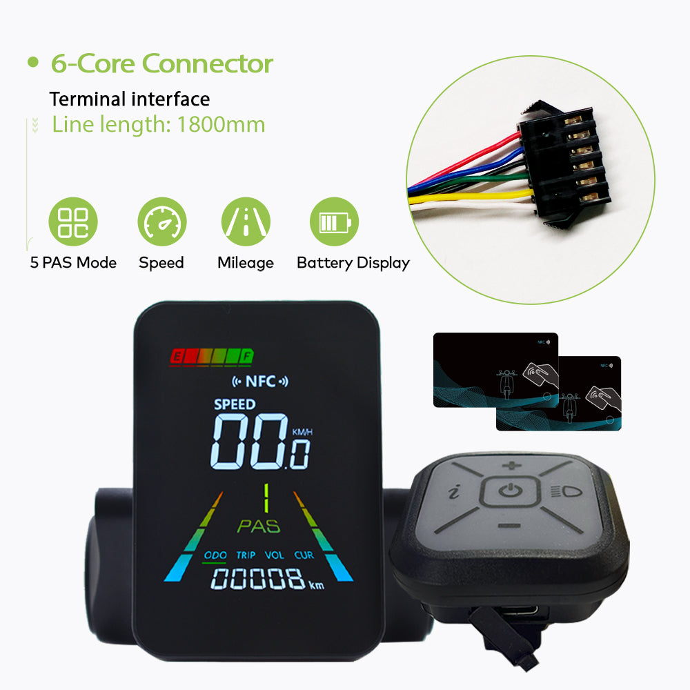 F3【UART2】Turn On The NFC Fatbike Screen 24/36/48/60V Single motor